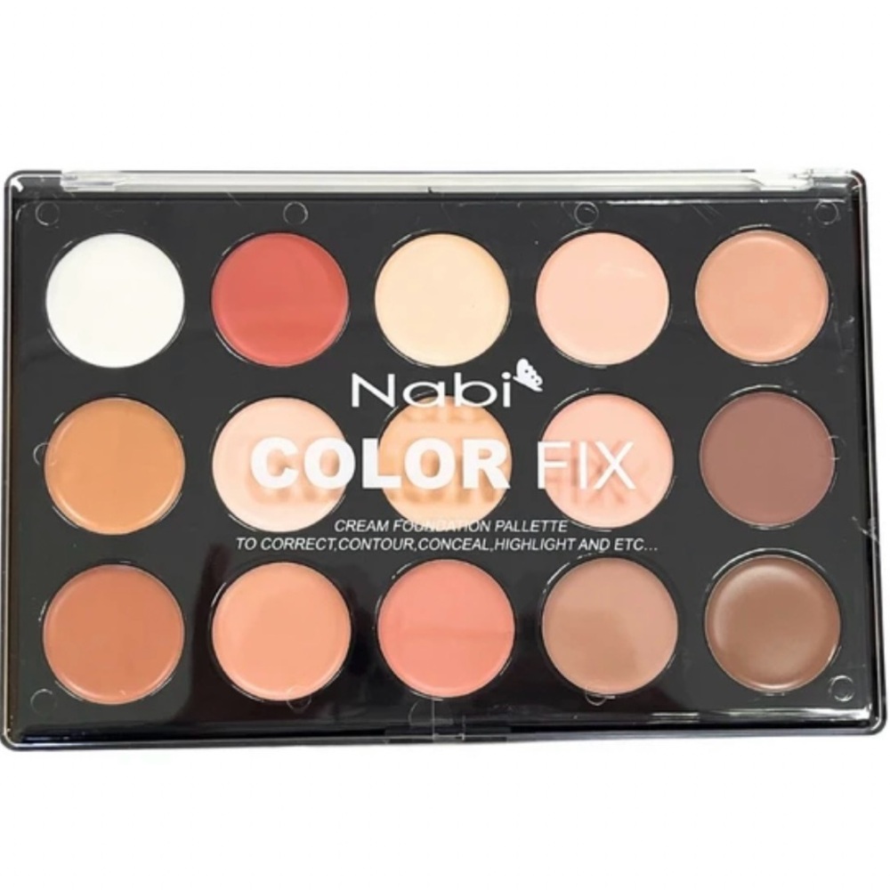 Color Fix Cream Foundation Palette Multi-Color Nabi